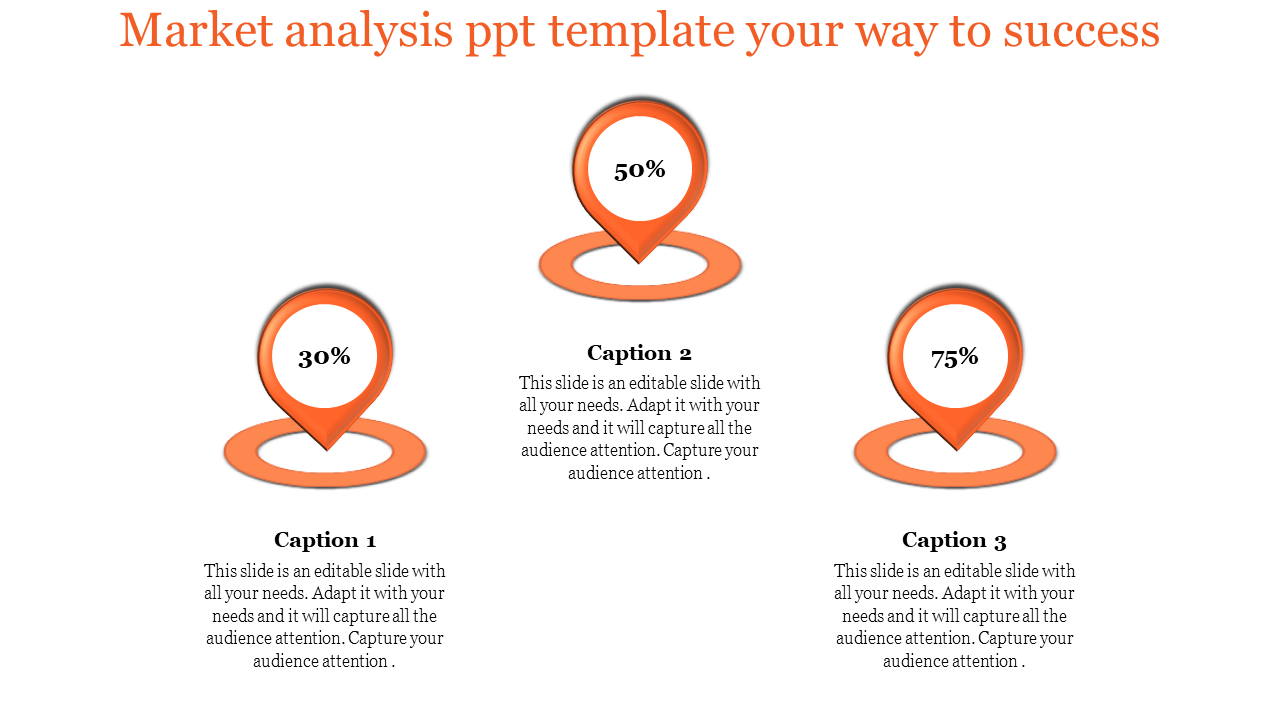 Market analysis ppt template-Market analysis ppt template your way to success-3-Orange